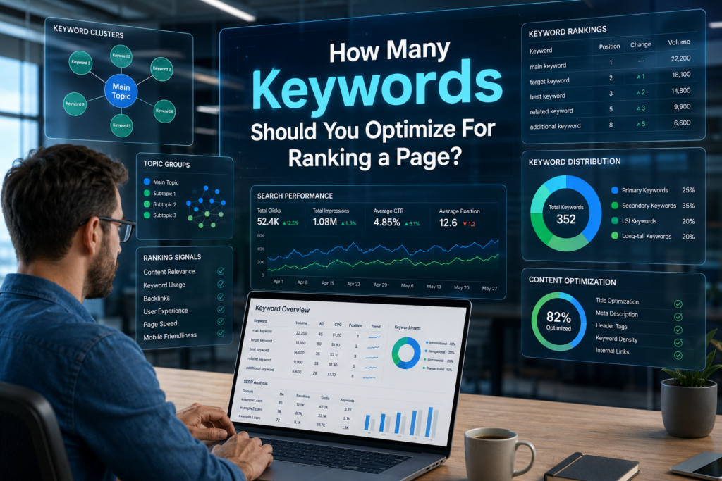 How Many Keywords Should You Optimize For Ranking a Page