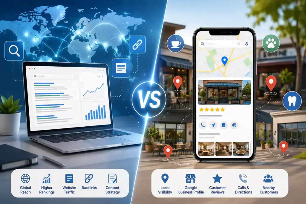 What Is the Difference Between SEO and Local SEO